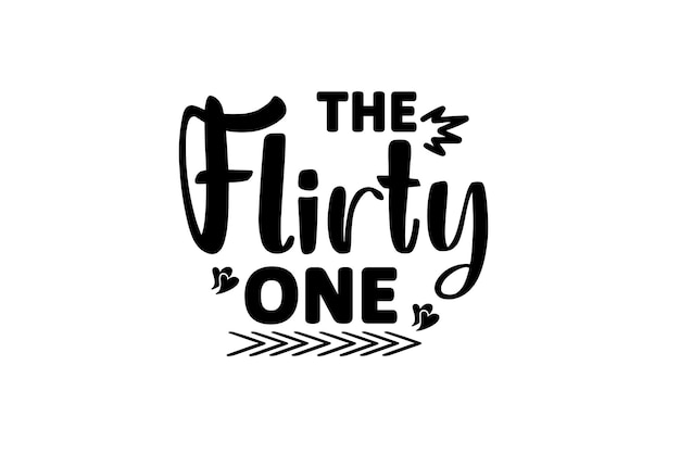 Het Flirty One-vectorbestand