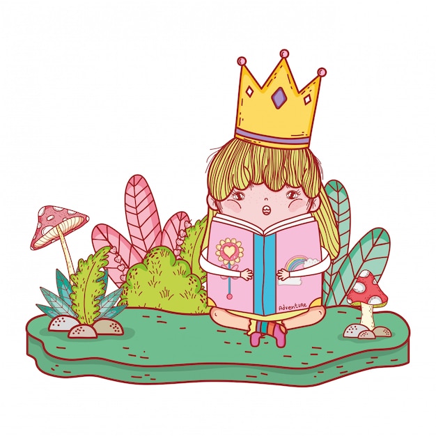Het gelukkige boek van de meisjelezing in de tuin