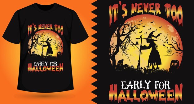 HET IS NOOIT TE GEMAKKELIJK VOOR HALLOWEEN T-SHIRT