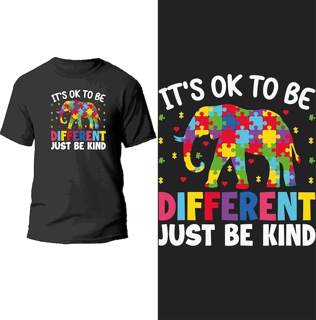 het is ok om anders te zijn, wees gewoon een vriendelijk t-shirtontwerp.