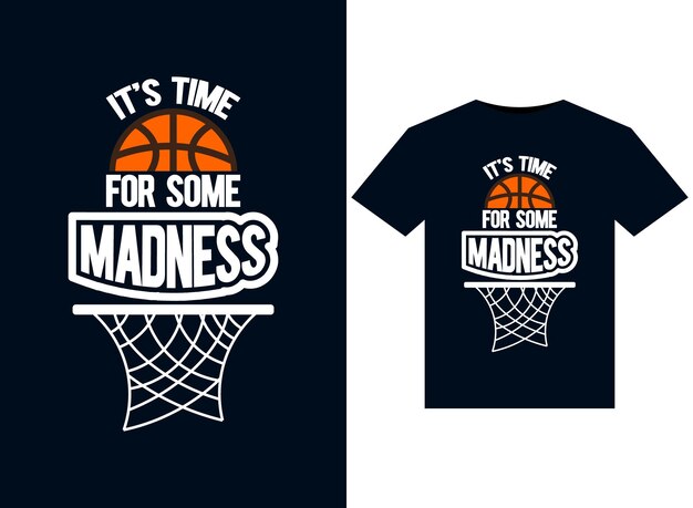 het is tijd voor enkele Madness-illustraties voor het printklare ontwerp van T-shirts