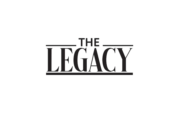 Het legacy-logo met de titel 'the legacy'