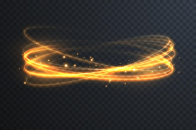 Het licht van de nacht is een prachtig abstract