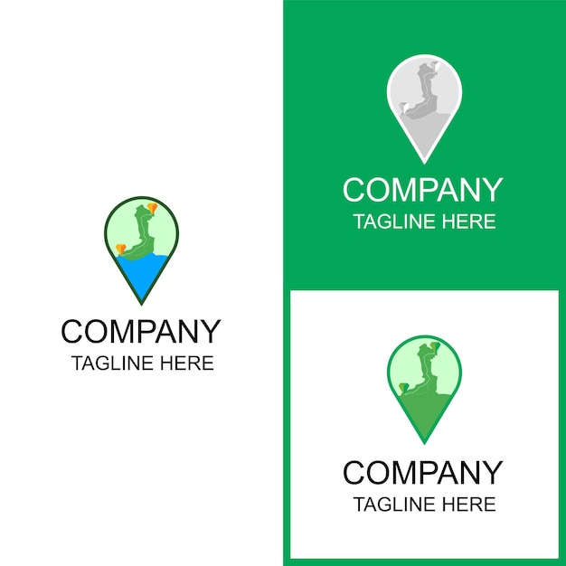 Het logo-ontwerp met diamant en kaartcombinatie kan worden gebruikt voor merken en bedrijven