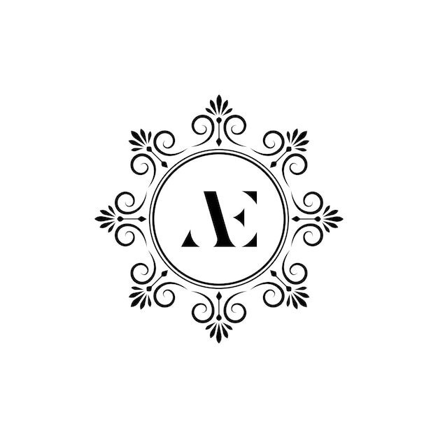 Het logo van ae luxury