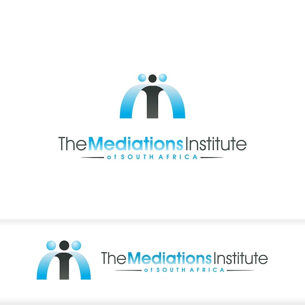 Het logo van de mediation school m