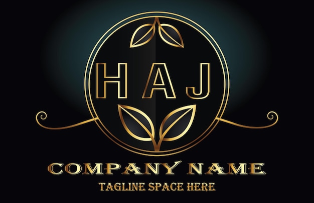 Het logo van HAJ Letter