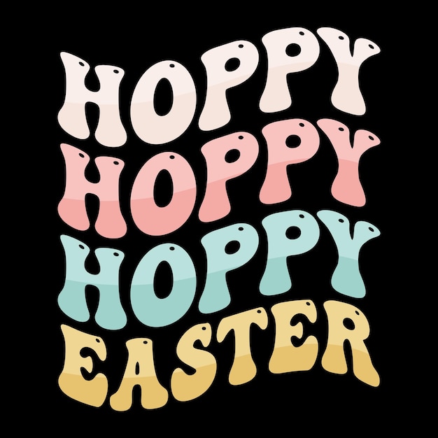 Het ontwerp van de T-shirt van Pasen Bunny Easter TShirt Happy Easter day TShirt Kleurrijke Pasen-t-shirt