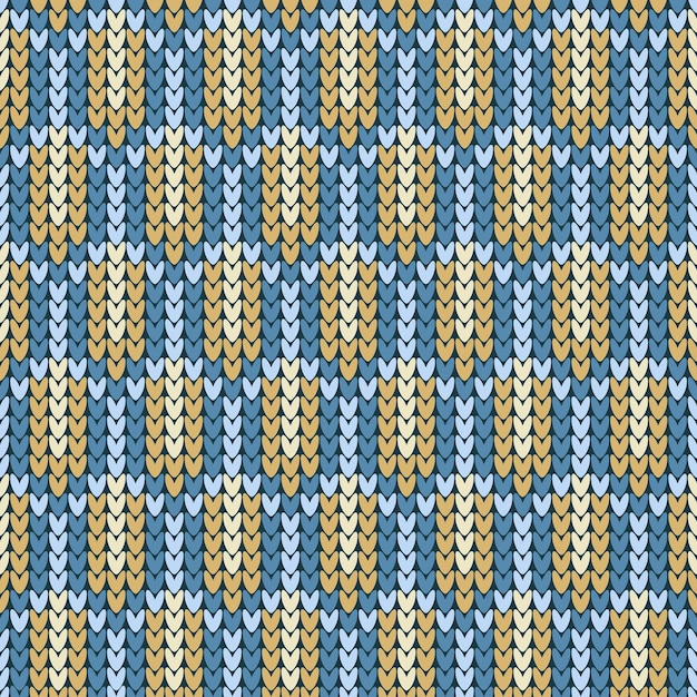 Het schema voor het breien van een abstract patroon.