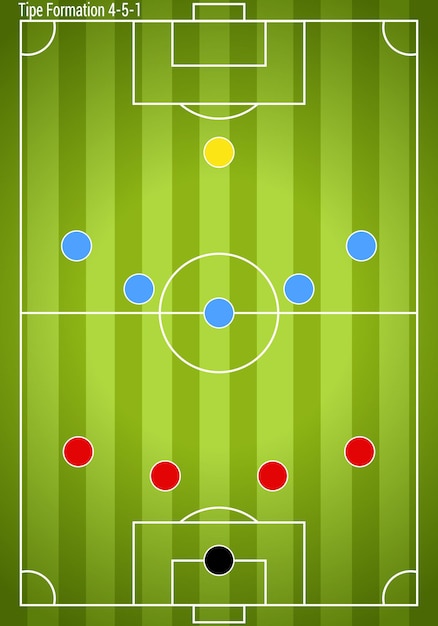 Vector het spel is het voetbalspel