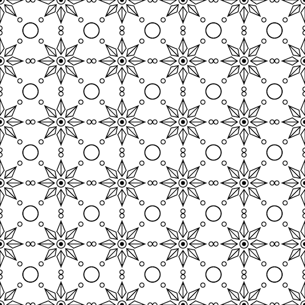 Het ster naadloze abstracte geometrische patroon