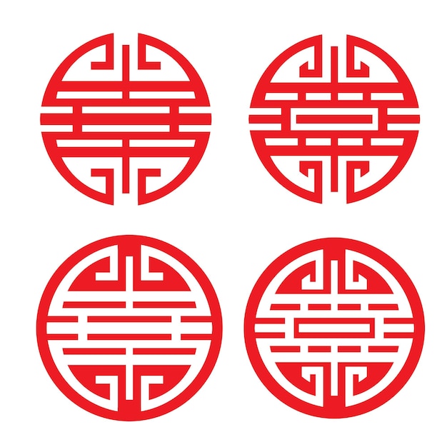 Het symbool voor een lange levensduur Chinees of eenvoudig Chinees toont pictogram