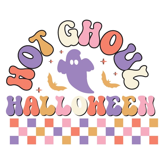 Hete ghoul halloween Retro SVG