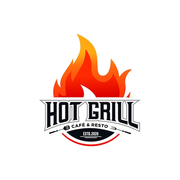 Hete grill-logo