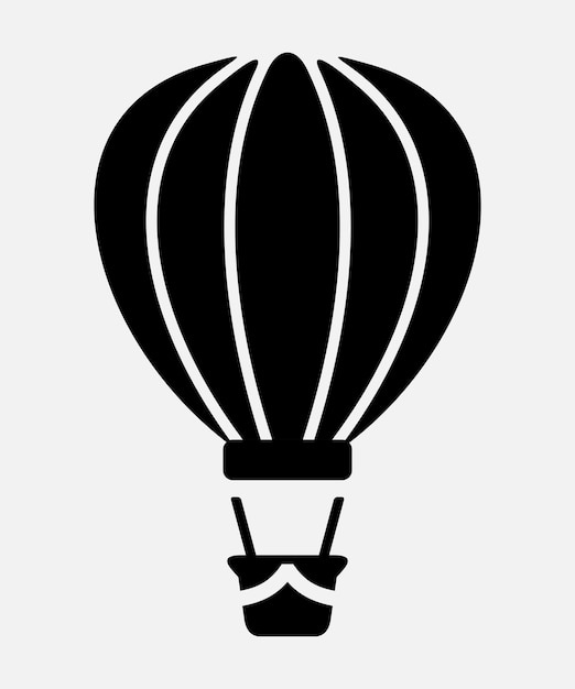 hete luchtballon vector icoon