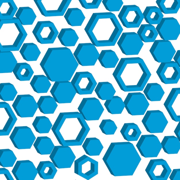 Hexagon abstract background