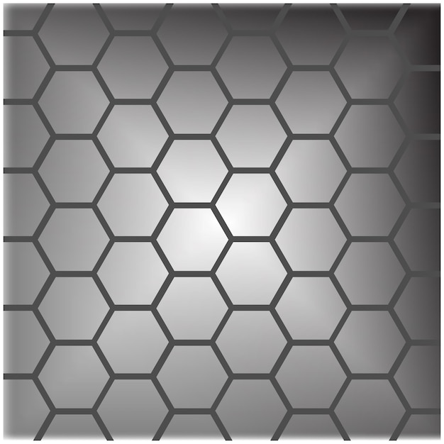 Hexagon background vector