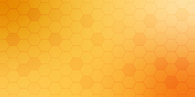 Hexagon background yellow