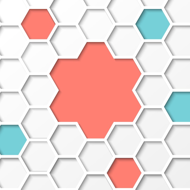 Hexagon background.