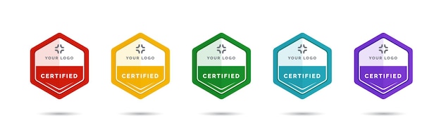 Hexagon badge certification to determine based on criteria for busines company