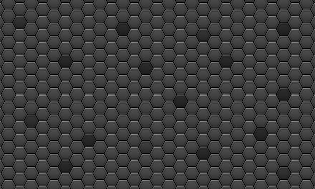 hexagon black background