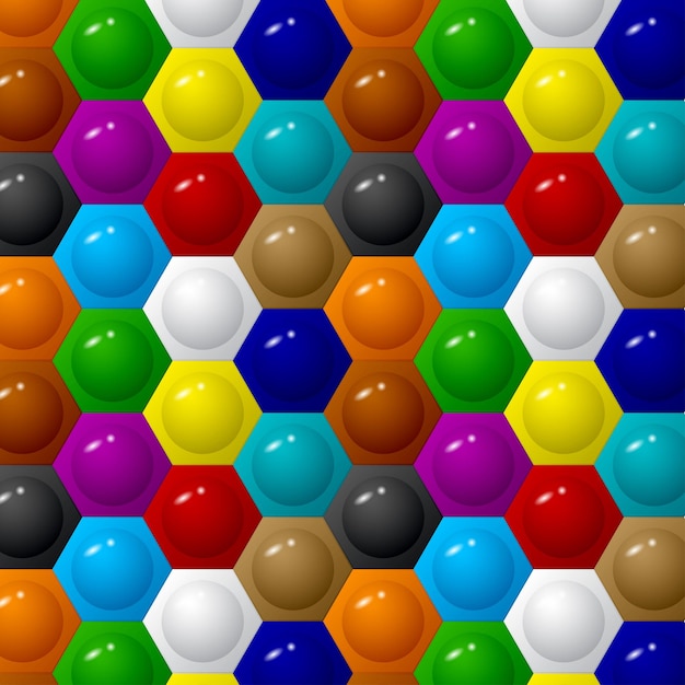 Hexagon color background