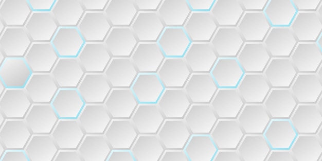 hexagon concept design abstract technology background vector