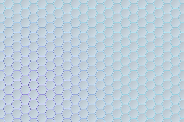 Vector hexagon grid with gradient backlight backgrounds