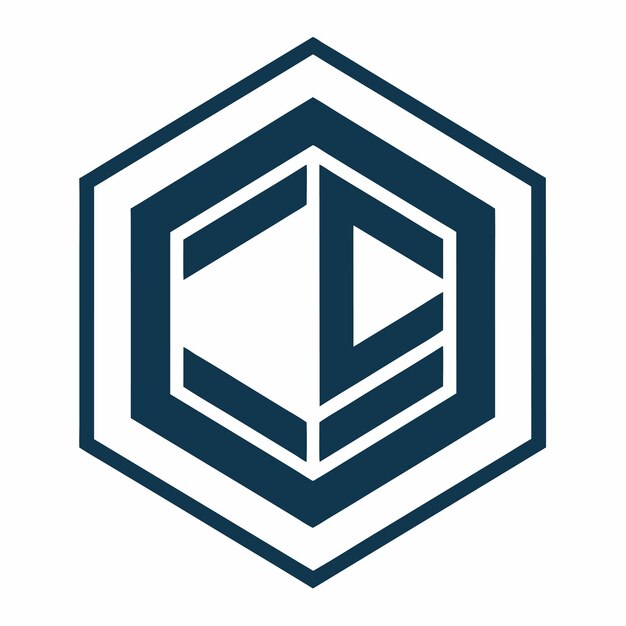 hexagon Logo design concept