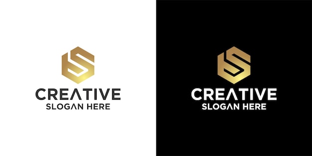 Hexagon logo design inspiration premium