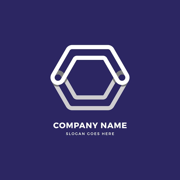 Hexagon Logo Design Template