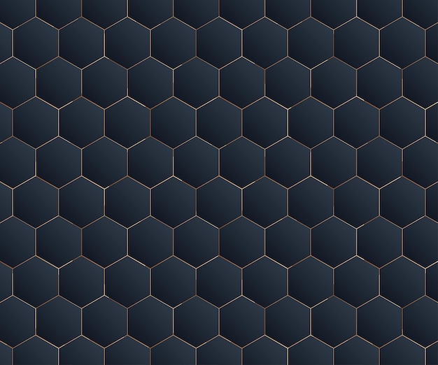 Vector hexagon pattern background