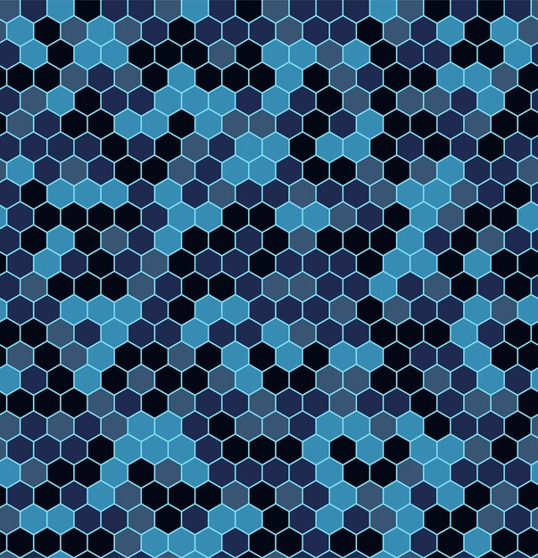 Hexagon seamless patterns.