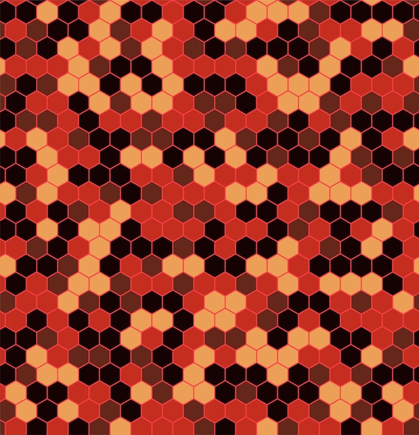 Hexagon seamless patterns.