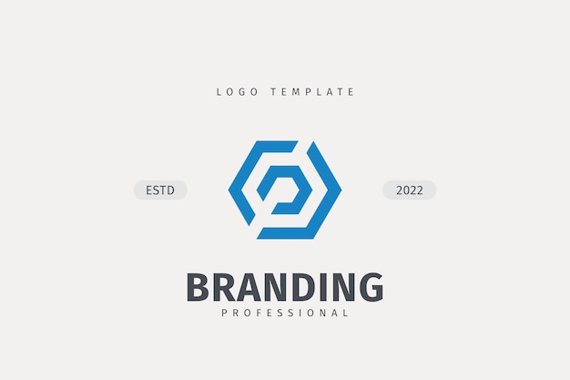 Vector hexagon trade marketing trading networking vector logo concept