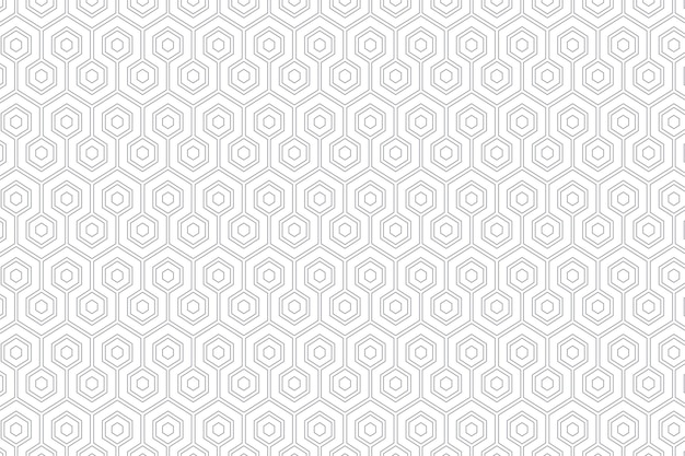 Hexagonal geometric pattern background Free Vector