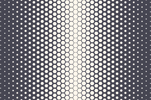 Hexagonal halftone pattern geometric texture technology abstract background