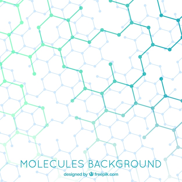 Vector hexagonal structure background