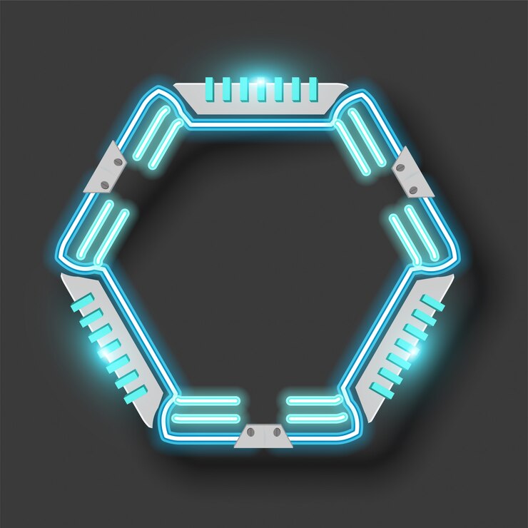 वेक्टर hexagonal technology vector banner