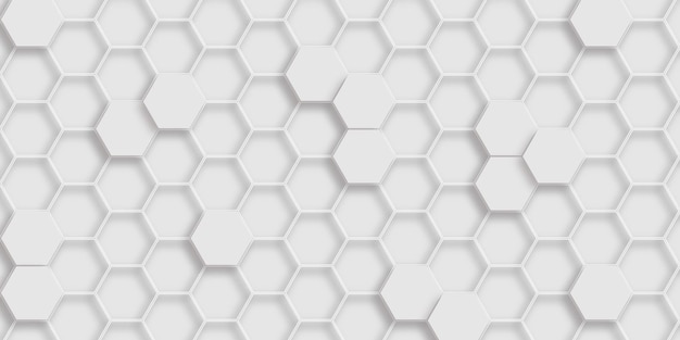 Hexagonale abstracte metalen achtergrond met lichte hexagonale gaming vector abstracte tech achtergrond