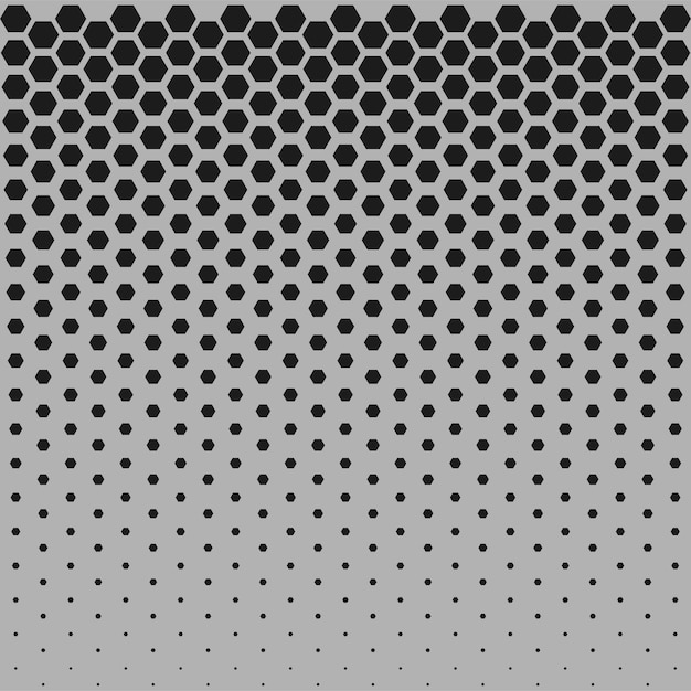 Vector hexagonale halftone