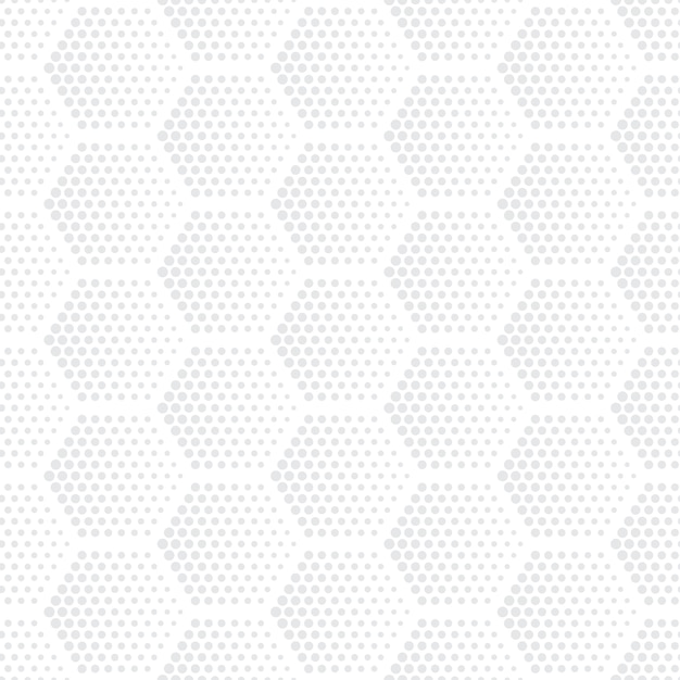 Vector hexagons halftone seamless pattern