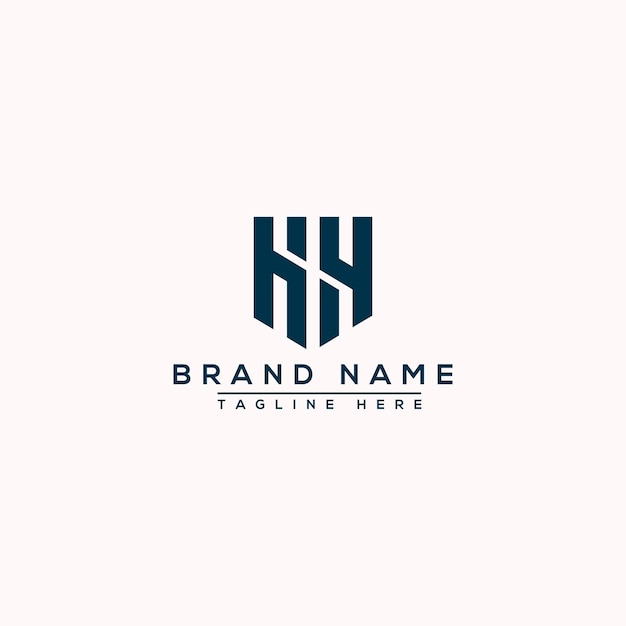 HH Logo Design Template Vector Graphic Branding Element