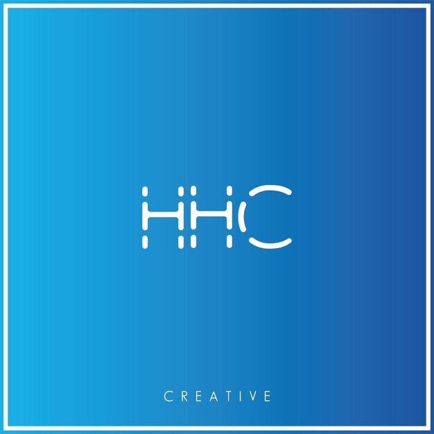 Hhc premium vector latter logo design creative logo vector illustration logo creative monogram