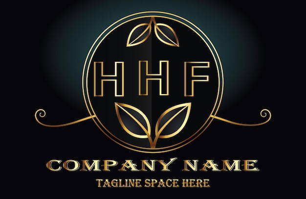 Vector hhf letter logo