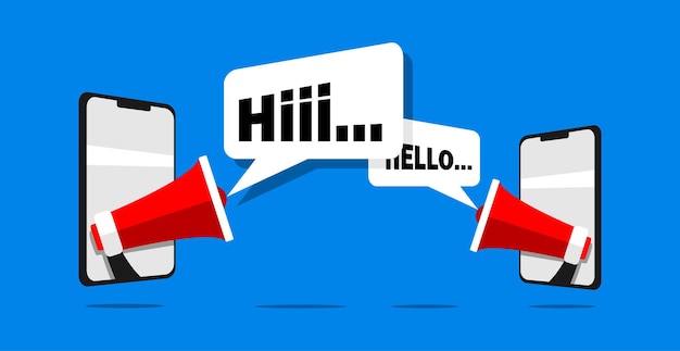 Ciao. banner, fumetto, poster e concetto di adesivo con testo hello