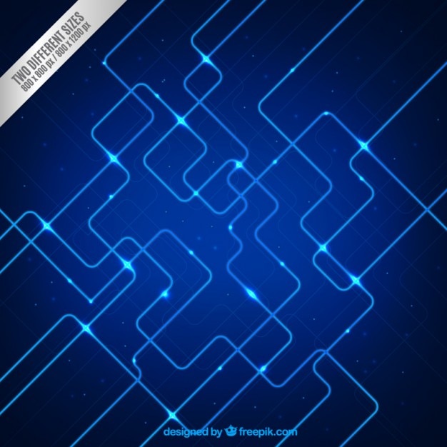 hi-tech background in blue tones