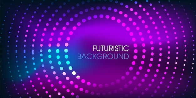 Hi tech futuristic glowing particle background