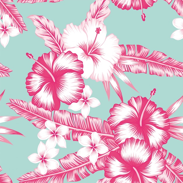 hibiscus and leaves