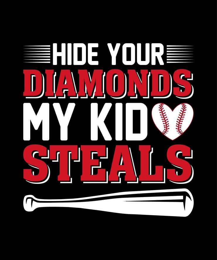 Hide your diamonds my kid steals t shirt design.